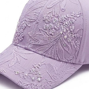 Fashion <b>Women</b> Lace Baseball <b>Hat</b> Delicate Lace Design Lightweight Adjustable Headwear <b>For</b> <b>Summer</b> Outdoor Casual Styling - Product Image 5