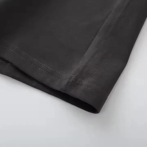 T-shirts Homme Col Rond Coupe Droite Épaules Tombantes 100% Coton Uni Décontracté Respirant Séchage Rapide – Tendances 2025 - Product Image 4