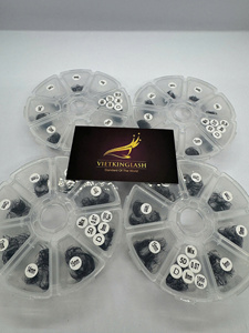 ผู้จัดจำหน่ายขนตาปลอมแบบขายส่งและขายปลีก ขนาด 3D-20D คละไซส์ 7-20 มม. งอน C/D/M/L เส้นใยสังเคราะห์ รับทำโลโก้ตามสั่ง - Product Image 5