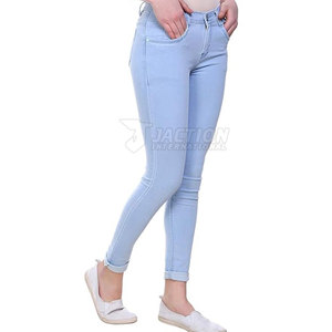 Pantalones Vaqueros de Mujer de Alta Calidad para Uso Casual, Color Sólido, Pantalones Vaqueros de Mujer Más Vendidos para Adultos - Product Image 3