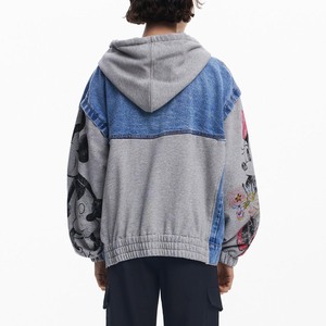 Wholesale Damage <b>Denim</b> <b>Jackets</b> Washed Blue Frayed <b>Cropped</b> <b>Denim</b> <b>Jacket</b> Long Sleeve <b>Denim</b> Women <b>Jacket</b> - Product Image 4