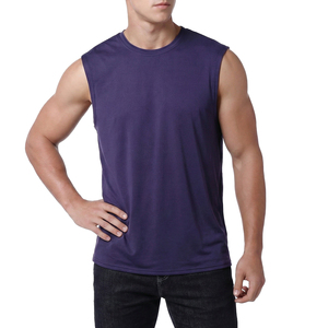 Débardeurs sans manches pour garçons, prix de gros, sur mesure, marque propre, pour entraînement, fitness, vêtements décontractés et sportifs - Product Image 5