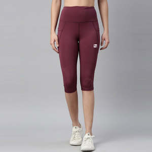 Leggings Capri de Cintura Alta para Mujer, Talla Grande, Elásticos, Pantalones Cortos Casuales para Entrenamiento, Yoga, Running, Fitness, Cómodos para Uso Diario - Product Image 2