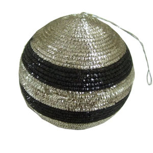 Adorno Navideño de Bolas con Cuentas para Interiores, Decoración Colorida para Colgar en el Árbol de Navidad con Bolas Grandes Bordadas - Product Image 1