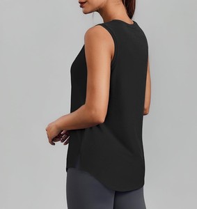 Débardeur sans manches haut de gamme pour femme en jersey de coton doux, respirant et extensible, chemise décontractée d'été, coupe ajustée, style moderne pour femme - Product Image 5