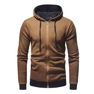 Sweat-shirts à fermeture éclair pour hommes sur mesure, respirants / Vente en gros de nouveaux modèles de sweats-shirts à fermeture éclair pour hommes, légers et à séchage rapide - Product Image 6