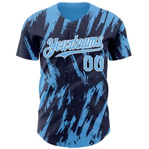 Maillot de baseball personnalisé à col en V, entièrement boutonné, imprimé en sérigraphie, 100 % coton biologique, anti-bactérien, pour équipe sportive, manches courtes - Product Image 2