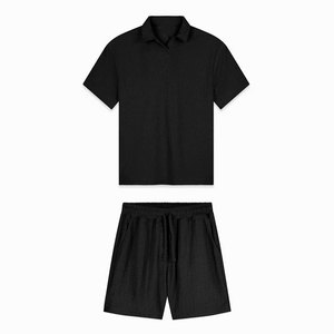 เสื้อเชิ้ตผู้ชาย LEDBURY INTERNATIONAL รุ่นซัมเมอร์ 2026 ทรงโอเวอร์ไซส์ ผ้าเทอร์รี่ โพลีเอสเตอร์/คอตตอน แห้งเร็ว สีพื้น  รับสั่งทำสีและโลโก้ - Product Image 1