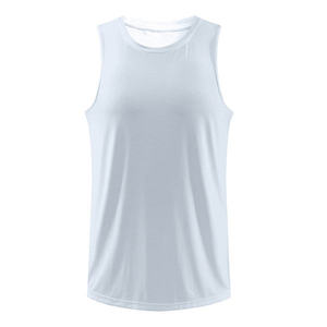 Vente en gros d'usine, t-shirt de sport personnalisé pour homme, débardeur de course - Product Image 6