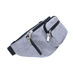 Riñonera de cuero suave con compartimentos con cremallera seguros, correa ajustable, bolso compacto para actividades diarias, compras y caminatas - Product Image 3