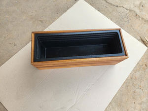 Top Choice Slatted Acacia Planter <b>Box</b> | <b>Wooden</b> Frame with Liner <b>for</b> Outdoor Flowers & Greens | Vietnam Manufacturer - Product Image 6