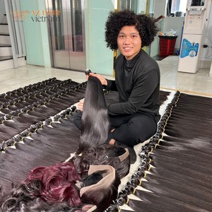 Paquetes de cabello virgen vietnamita con cutículas alineadas a precio mayorista para mujeres negras, cabello liso extremo. - Product Image 6