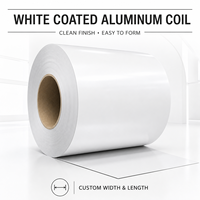 Options d'alliage 3003, 3104, 3105 avec largeur et couleur personnalisées pour le traitement de la bobine d'aluminium prépeinte