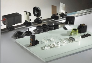 Ensemble de bancs optiques métalliques de haute qualité pour laboratoire de physique destiné aux lycéens, avec composants de précision et expériences sur la lumière - Product Image 2