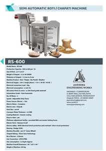 Machine à Roti de Table Multifonction RS 600 pour la Production de Roti, Chapati et Pains Plats – Disponible à la Vente en Gros - Product Image 4