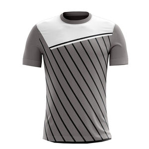 เสื้อยืดซับลิเมชั่นแบบกำหนดเองสำหรับผู้ชาย พิมพ์ลายเต็มตัว ผ้าโพลีเอสเตอร์ 100% แห้งเร็ว พร้อมบริการ OEM สำหรับผู้ซื้อจำนวนมาก สวมใส่สบาย - Product Image 1