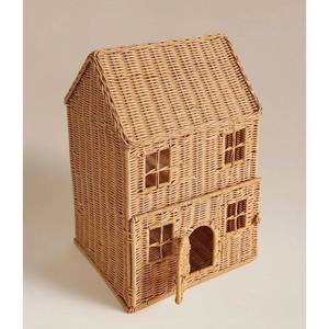 Panier de rangement en rotin fait main à deux étages avec couvercle, idéal pour organiser les jouets des enfants, le meilleur cadeau pour les fêtes d'anniversaire des enfants - Product Image 5