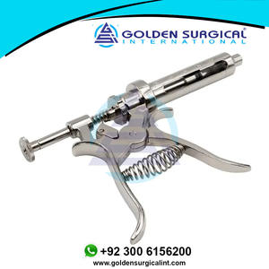 Jeringa Veterinaria de Inyección Continua de 10/20/30/50 ml, Pistola de Vacunación Semiautomática de Acero Inoxidable para Vacas, Ovejas y Cerdos - Product Image 2