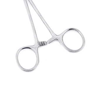 คีมหนีบหลอดเลือด AMETRINE SURGICAL แบบแมนนวล ทำจากสแตนเลส ปลายโค้ง ขนาด 12.5 ซม. ได้รับการรับรองมาตรฐาน CE ระดับ Class I - Product Image 2