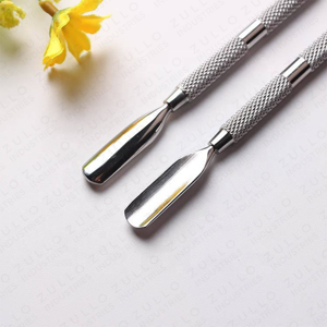 Pousse-cuticules et grattoir professionnels en acier inoxydable pour le nettoyage des peaux mortes, manucure, pédicure, logo personnalisé - Product Image 6