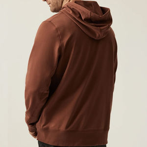 Sudadera con capucha para hombre, de felpa francesa, de algodón de bambú, con bolsillo personalizado, ecológica, ropa para hombre. - Product Image 2