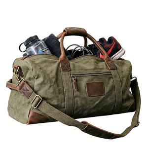 Sac de sport en toile imperméable, spacieux, avec compartiment à chaussures, pour l'entraînement, les voyages et les escapades de week-end - Product Image 1