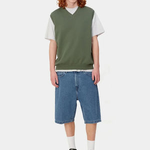 2025 Customized Summer Casual Denim <b>Shorts</b> Zipped Button <b>Mens</b> Denim Jean <b>Shorts</b> Wholesale Price - Product Image 3