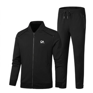Conjunto Deportivo de Invierno para Hombre 2026, Poliéster/Algodón, Secado Rápido, Transpirable, Informal, para Fitness, Diseño Nuevo - Product Image 1