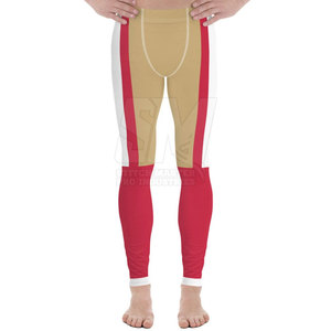 Leggings de compression pour hommes pour la gym et le yoga, vente en gros, taille haute, meilleure taille, design personnalisé - Product Image 2
