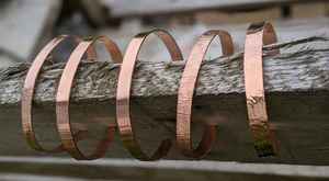 Pulseras de Cobre Sólido de Alta Calidad para Sanación, Brazaletes de Seda, Brazaletes de Cobre Puro 99.99% para Mujer, Juego de Brazaletes - Product Image 2