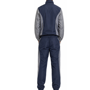 Custom <b>Men</b> Nylon Tracksuit Waterproof Running <b>Jacket</b> and Matching Pants Wholesale OEM ODM Factory Supplier Nylon Tracksuit - Product Image 2
