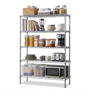 Étagère d'échelle réglable à 5 niveaux sans boulons |   Étagère métallique robuste de style japonais pour le rangement de bureau en intérieur - Product Image 3