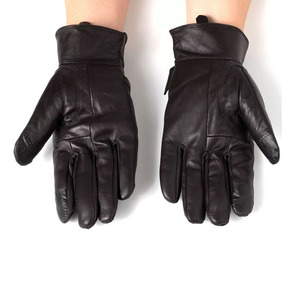 Premium Quality Stylish Leather <b>Gloves</b> Warm Winter Outdoor Casual Genuine Leather <b>Gloves</b> Comfort Fit - Product Image 2