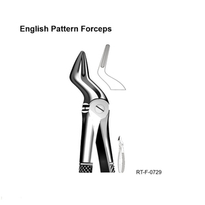Forceps d'extraction ergonomiques de type anglais en acier inoxydable par Roboz Tech Pakistan - Product Image 6