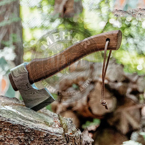 Hache en acier Damas de qualité supérieure, très résistante, à prix abordable - Product Image 4