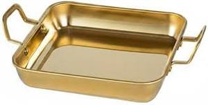 Sartén Ovalada de Metal Premium con Asas Laterales de Cobre, Portátil, Capacidad de 1-2L, Diseño Minimalista, Sin Recubrimiento, Apta para Gas e Inducción, Apta para Congelador - Product Image 6