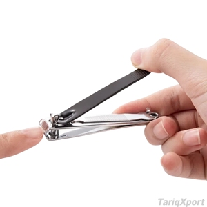 กรรไกรตัดเล็บสแตนเลสแบบมืออาชีพ ดีไซน์ไบโอนิคส์ ปากกว้าง ทนทาน อุปกรณ์เสริมความงาม กรรไกรตัดเล็บ ป้องกันการบาดผิว - Product Image 6