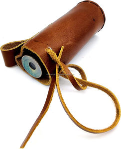 กล้องส่องทางไกลแบบมือถือขนาด 6 นิ้ว ทำจากทองเหลือง พร้อมซองหนังดีไซน์เนอร์ สำหรับเด็ก นักสะสมเรือเดินสมุทร ของขวัญกล้องส่องทางไกลพกพา - Product Image 5