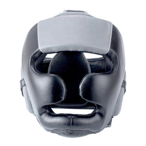 Protector de Cabeza Profesional de Cuero para Boxeo, Doble Visera, Protección Facial, Transpirable, para Entrenamiento y Sparring, Venta al Por Mayor - Product Image 2