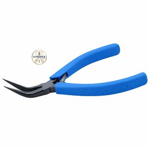 Half-bend extra-<b>long</b> <b>nose</b> pliers with jaws bent to 40 - Product Image 2