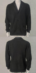 PASUXI Nouvelle Arrivée Manteau d'hiver long réversible en laine pour homme, col double, écologique, chaud, style parka/trench - Product Image 3
