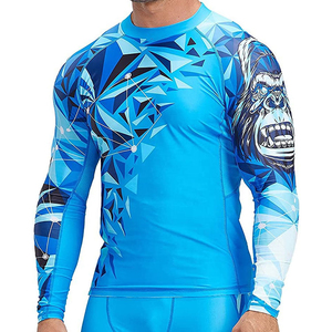 Nouvelle collection de vêtements de combat, impression par sublimation, tissu respirant, rashguard homme, nouvelle arrivée, doux et résistant, rashguard homme par sublimation. - Product Image 2