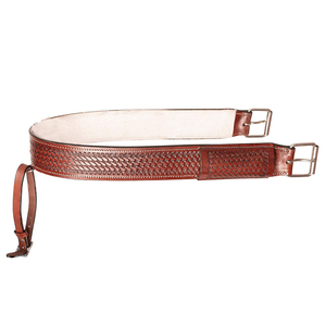 Cincha de Cuero Marrón con Hebilla de Rodillo Easy 2026 de Alta Calidad Hecha en Pakistán para Silla de Montar Western - Product Image 2