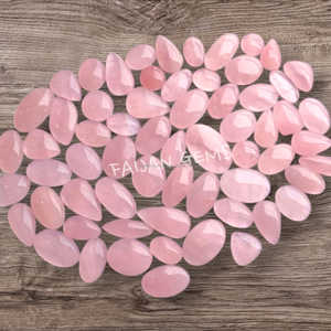 Venta al por mayor de gemas FAIJAN: Esferas de cuarzo rosa natural, piedras sueltas de piedras preciosas curativas de Rajasthan, valoradas por terceros. - Product Image 2