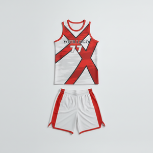 Ensembles d'uniformes de basketball unisexes personnalisés en gros – Professionnels, respirants, séchage rapide, confortables, grandes tailles, protection UV, été - Product Image 5