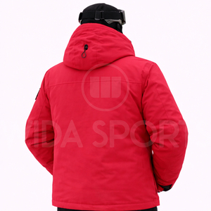 High Performance Hooded Windproof Ski Jacket Waterproof Snow Wear Custom Winter Sportswear Wholesale Private Label OEM - Product Image 3