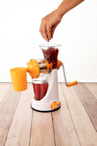 Exprimidor Manual de Frutas y Verduras Pride, Color Verde Brillante, de Acero Inoxidable, Herramienta Especializada con Manivela, Utensilio de Cocina Saludable para Jugos Frescos - Product Image 6