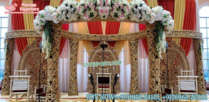 เส้นใยแกะสลักทันสมัยบอลลีวูดแมนเดป USA เหตุการณ์แต่งงานที่สวยงามบอลลีวูด Mandap เคนยาจัดงานแต่งงานที่สวยงาม - Product Image 2