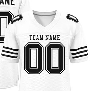 Camiseta de Fútbol Americano de Malla al por Mayor de Fábrica, Resistente a Impactos, Elástica y que Absorbe la Humedad para Partidos de Atletas - Product Image 2