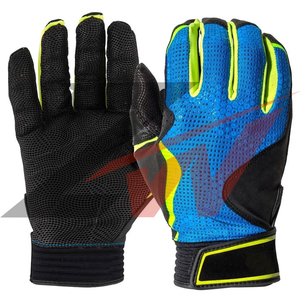 New Design Youth Baseball Batting <b>Gloves</b> Color Perforated Anti-Slip Grip Palm Top Selling Baseball <b>Gloves</b> Reasonable Price - Product Image 2